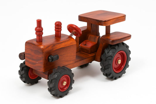 Classic Wooden Toy Tractor – Handcrafted & Eco-Friendly