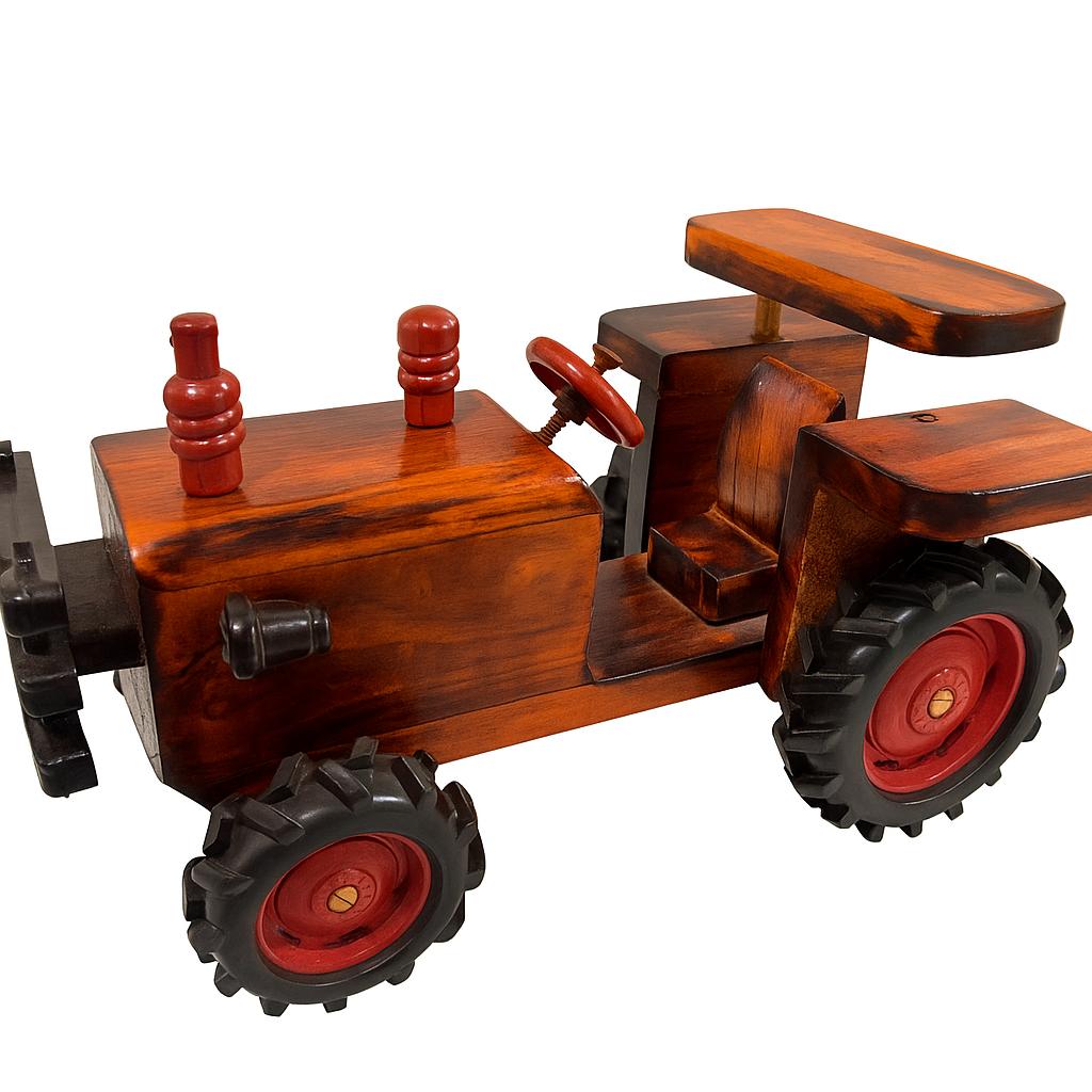 Classic Wooden Toy Tractor – Handcrafted & Eco-Friendly